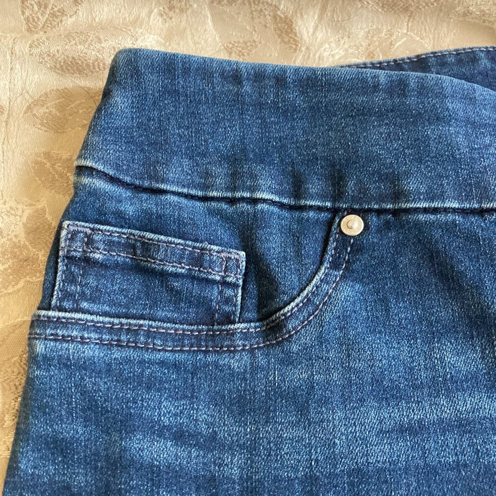 Chico's Pull-On Ankle Jegging Inverness Indigo Size 0 Regular - NWT - Picture 8 of 16